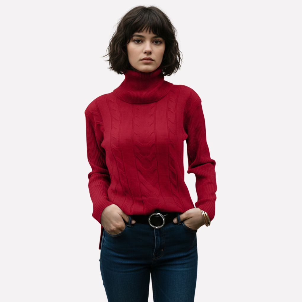 Harper relaxed turtleneck sweater