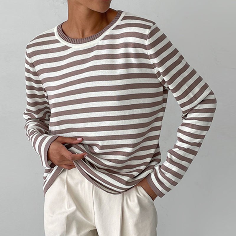 Livia striped crew neck sweater – image 2