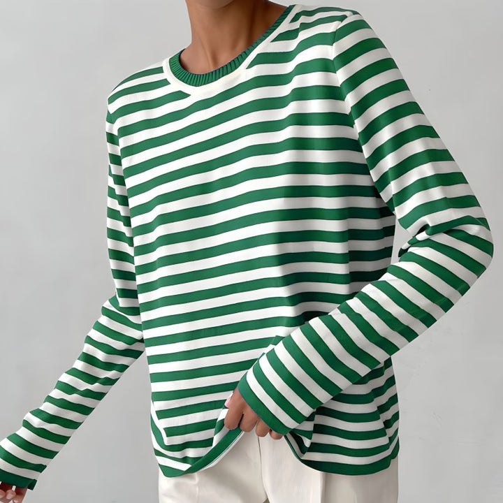 Livia striped crew neck sweater – image 3