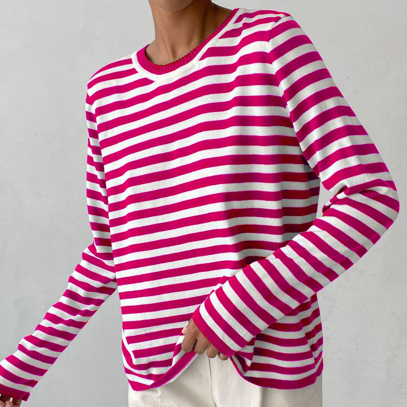 Livia striped crew neck sweater – image 6