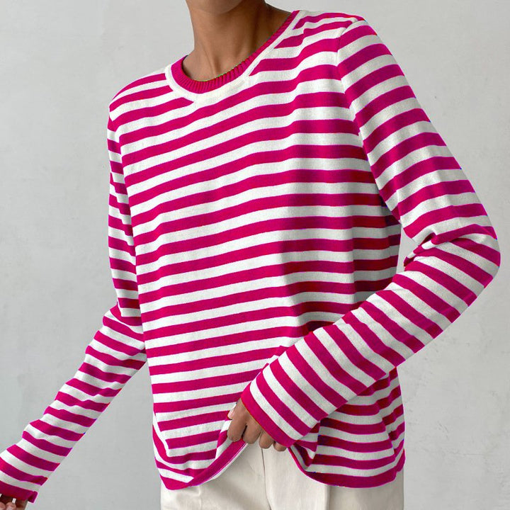 Livia striped crew neck sweater – image 6