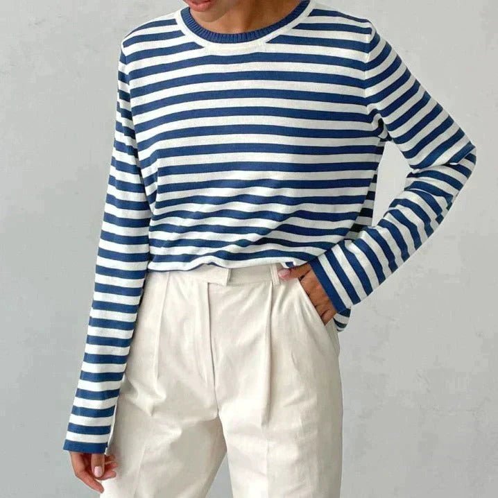Livia striped crew neck sweater – image 9