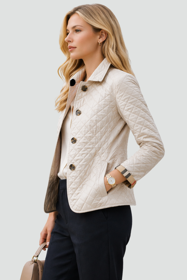 Delilah diamond quilted jacket – image 2