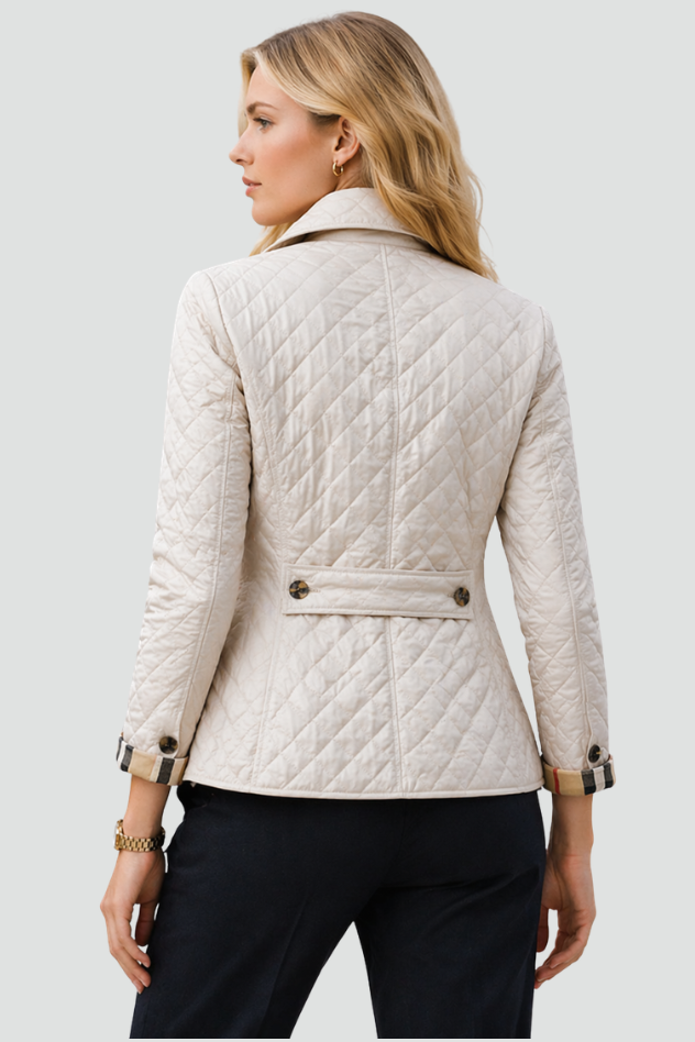 Delilah diamond quilted jacket – image 3