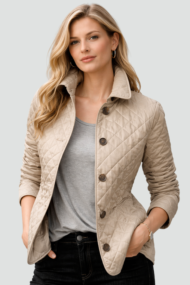 Delilah diamond quilted jacket – image 5