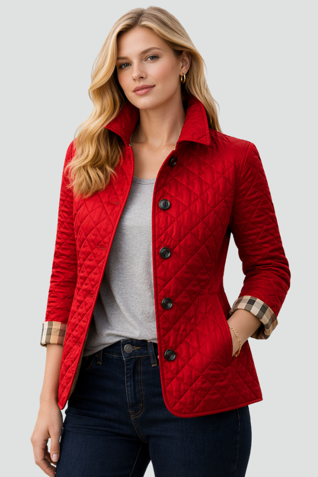 Delilah diamond quilted jacket – image 6