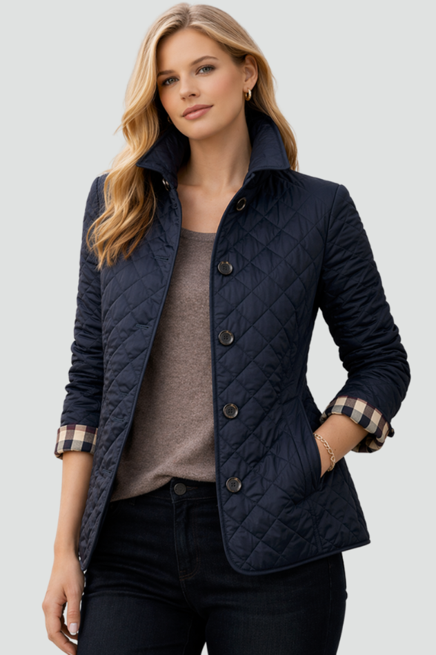 Delilah diamond quilted jacket – image 7