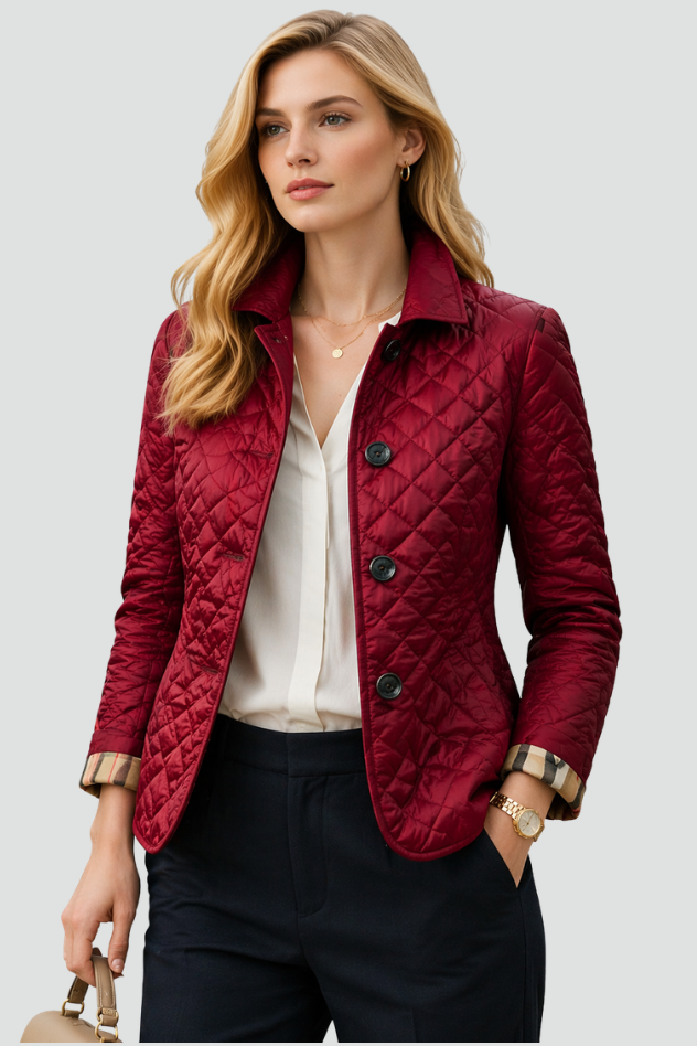 Delilah diamond quilted jacket – image 8