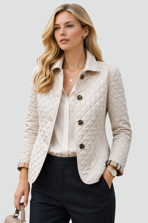 Delilah diamond quilted jacket