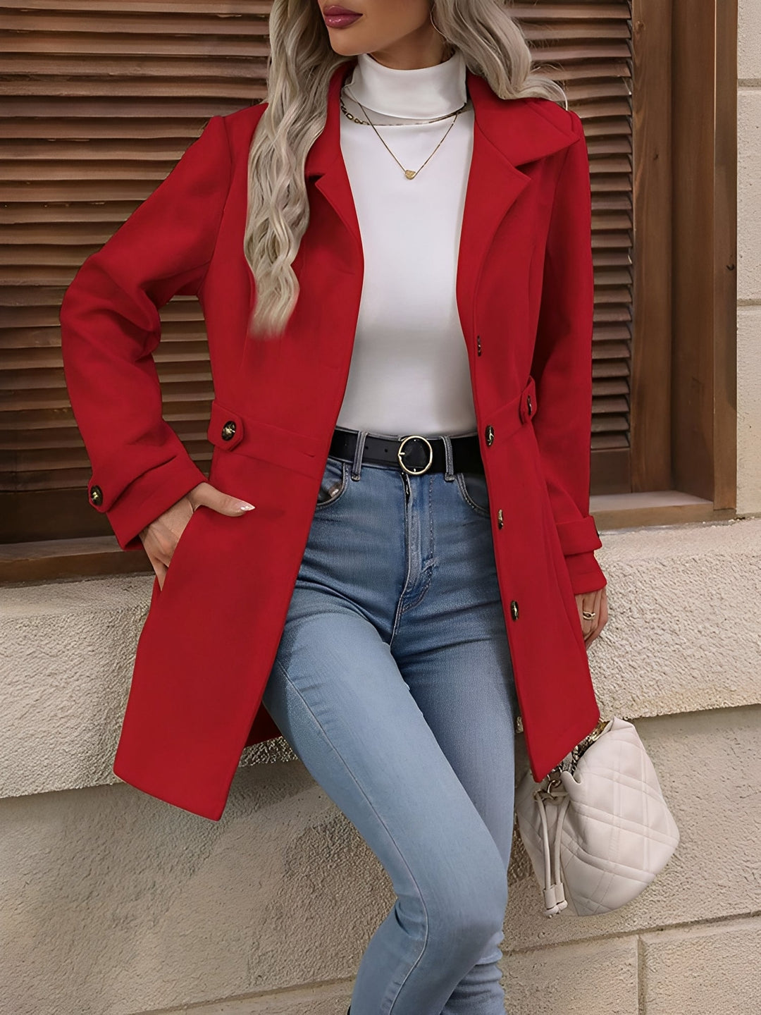 Lainey double breasted trench coat – image 10