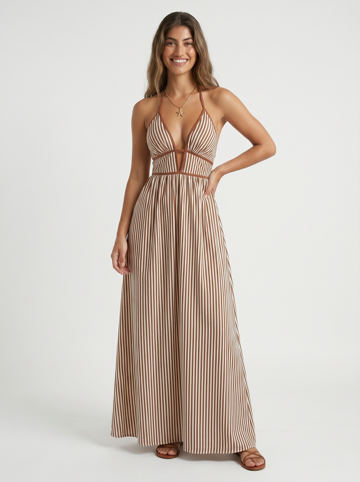 Ainsley halter maxi dress – image 16