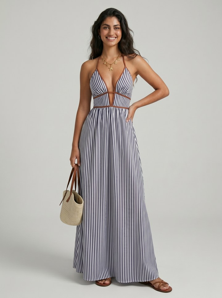 Ainsley halter maxi dress – image 18