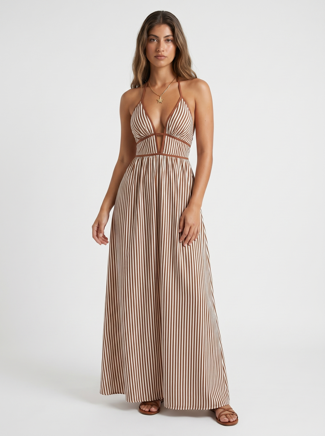 Ainsley halter maxi dress – image 14