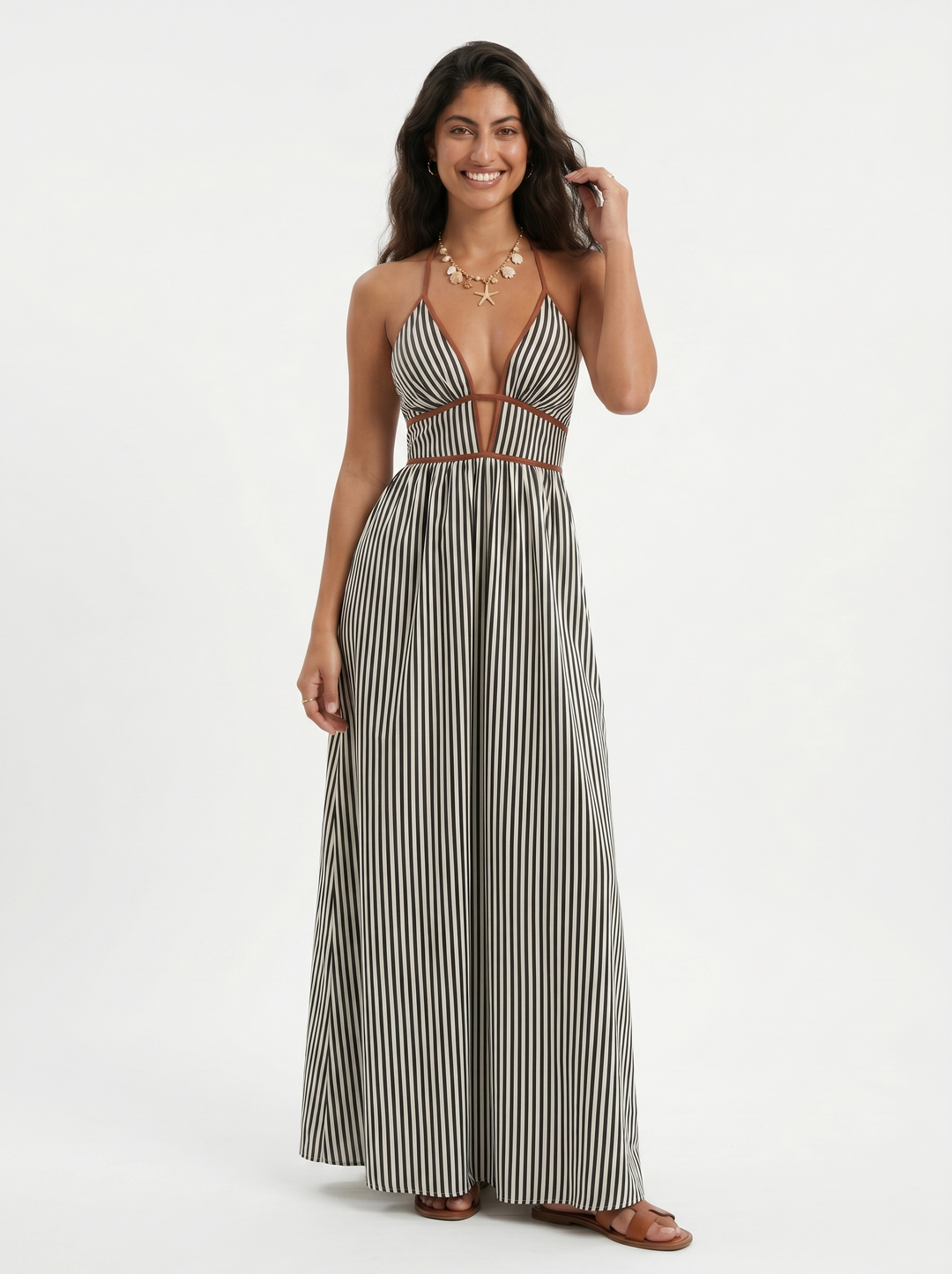 Ainsley halter maxi dress – image 24