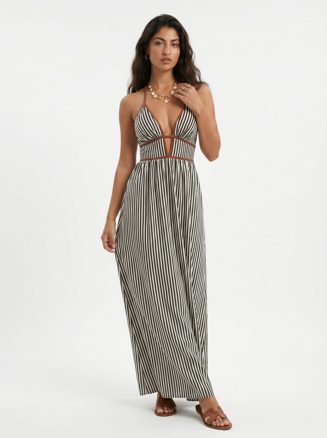 Ainsley halter maxi dress – image 23