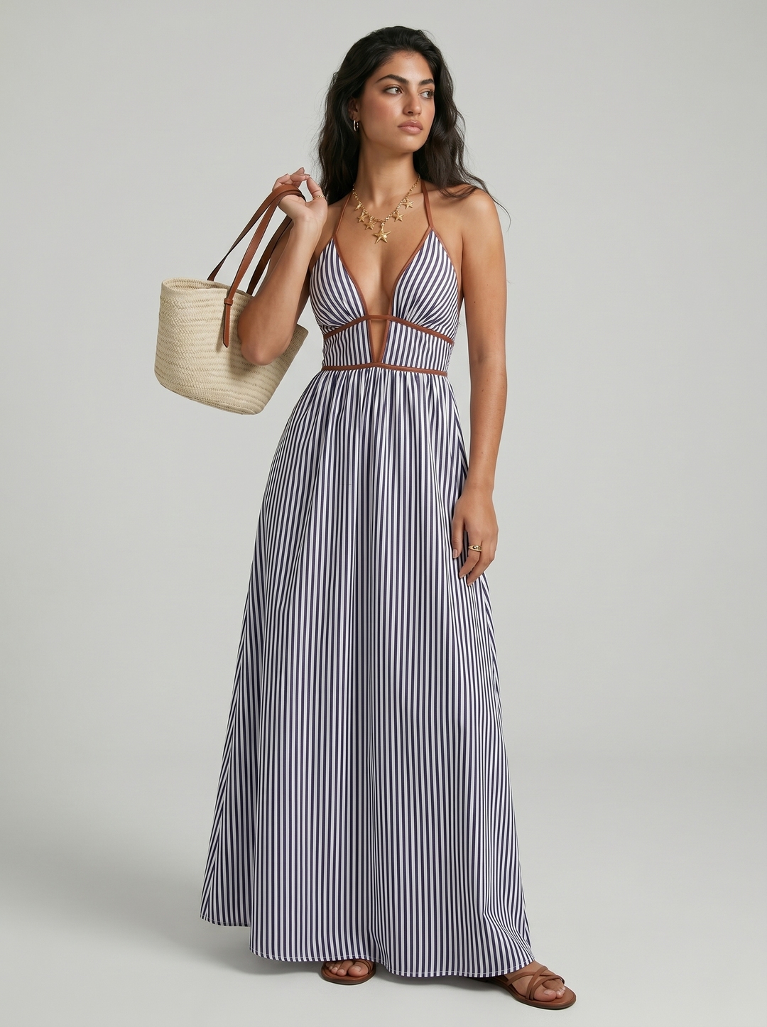 Ainsley halter maxi dress – image 19