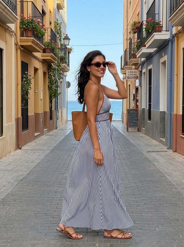 Ainsley halter maxi dress – image 20