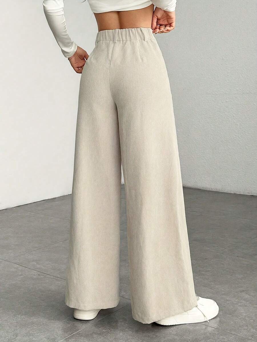 Fiona high waist corduroy wide leg pants – image 2