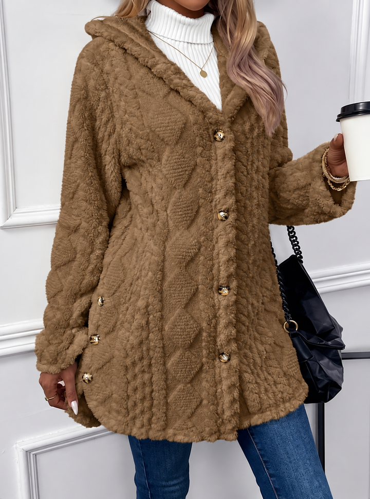 Kinsley hooded teddy fleece jacket – image 10