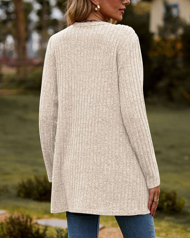 Marlene button front cardigan sweater with pockets – image 9