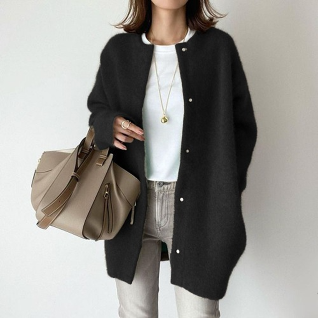Susanna long sleeve button knit cardigan – image 2