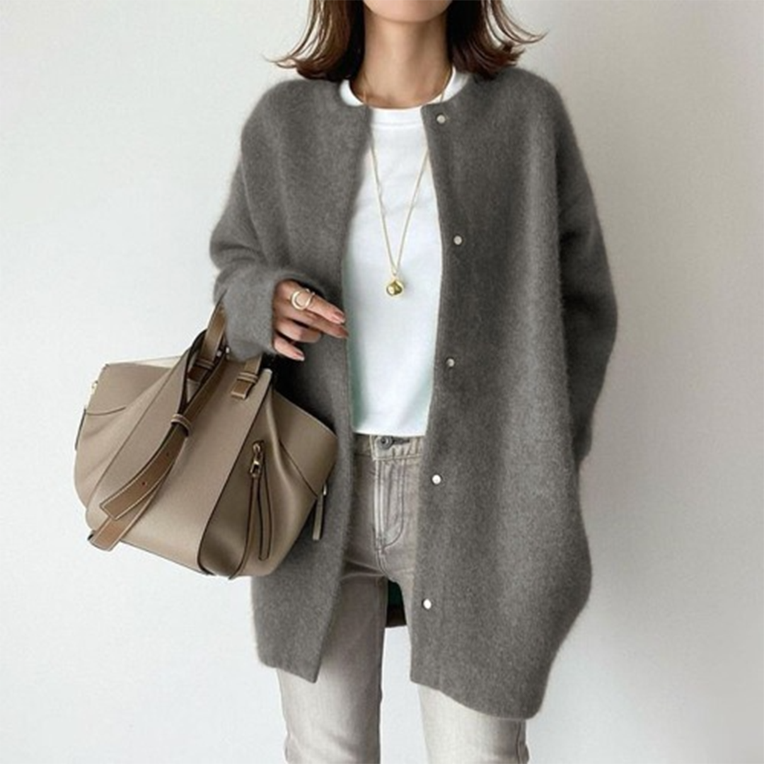 Susanna long sleeve button knit cardigan – image 3