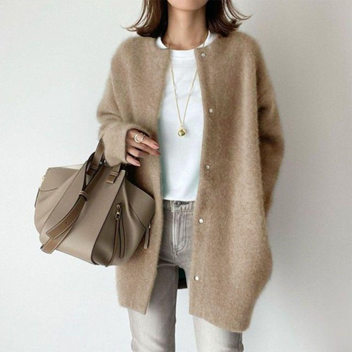 Susanna long sleeve button knit cardigan