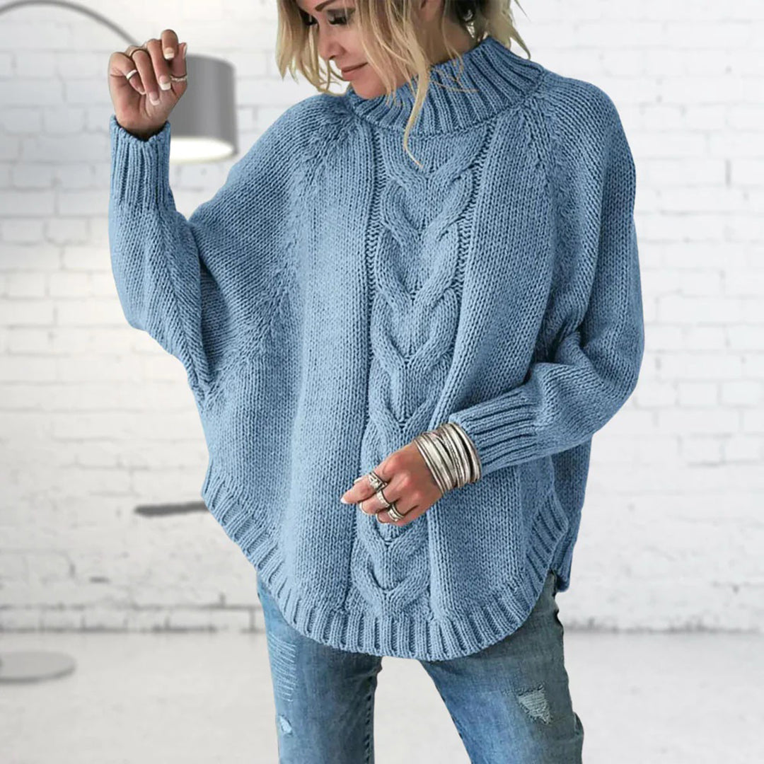 Elena long chunky knit sweater