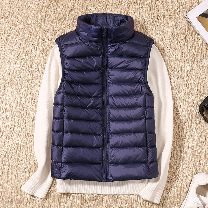 Willow quilted stand collar vest – image 6