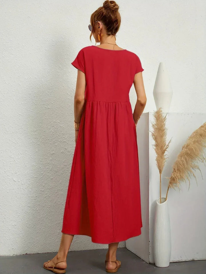 Delaney pleated midi dress – image 28