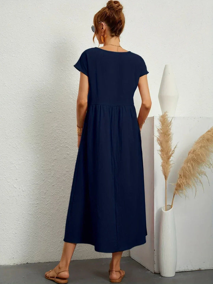 Delaney pleated midi dress – image 16