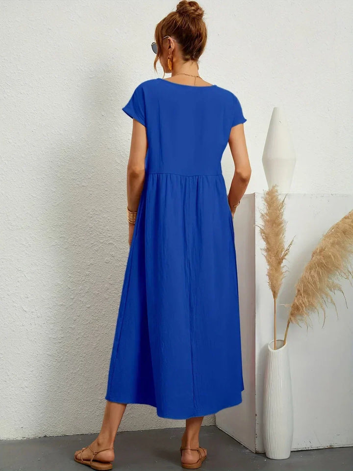 Delaney pleated midi dress – image 24