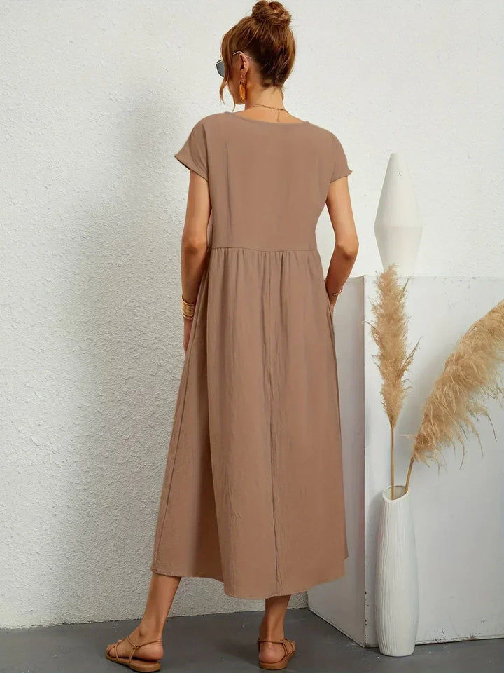 Delaney pleated midi dress – image 26
