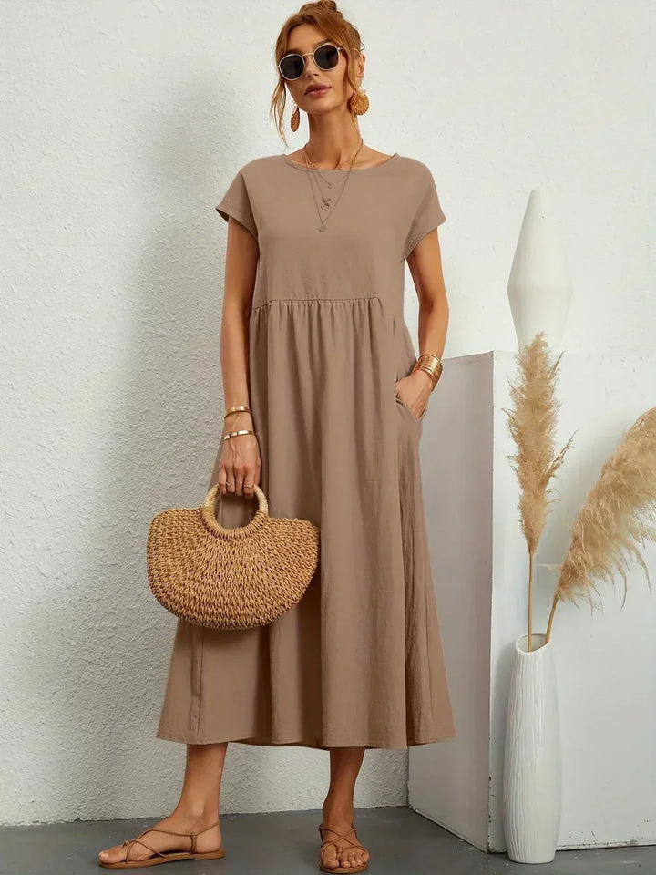 Delaney pleated midi dress – image 25