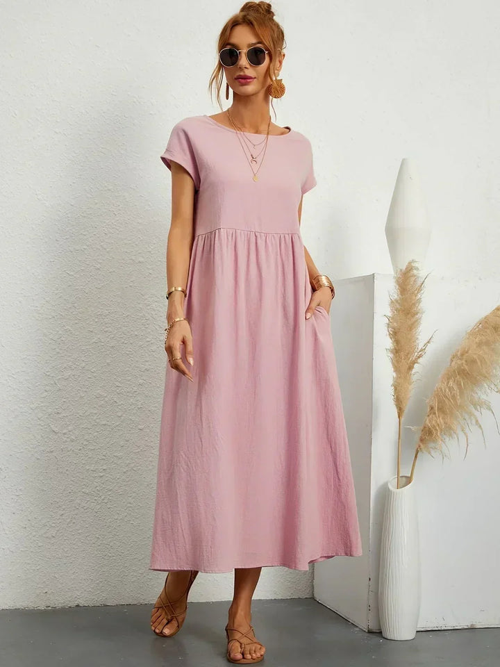 Delaney pleated midi dress – image 10