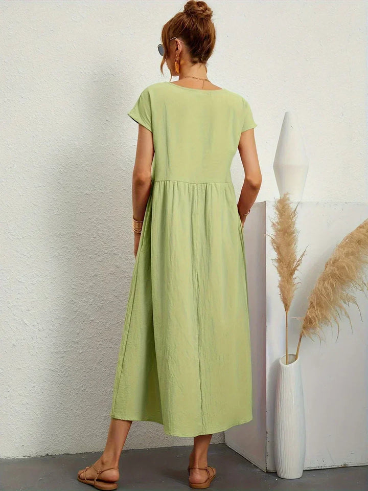Delaney pleated midi dress – image 20