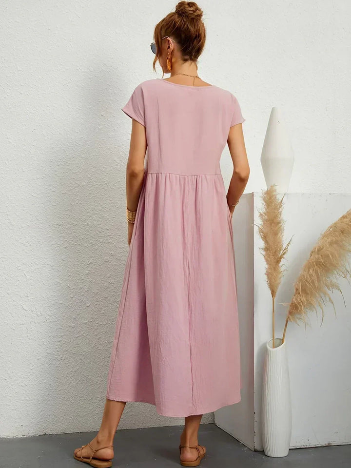 Delaney pleated midi dress – image 30