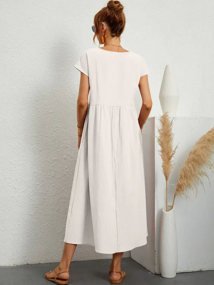 Delaney pleated midi dress – image 14