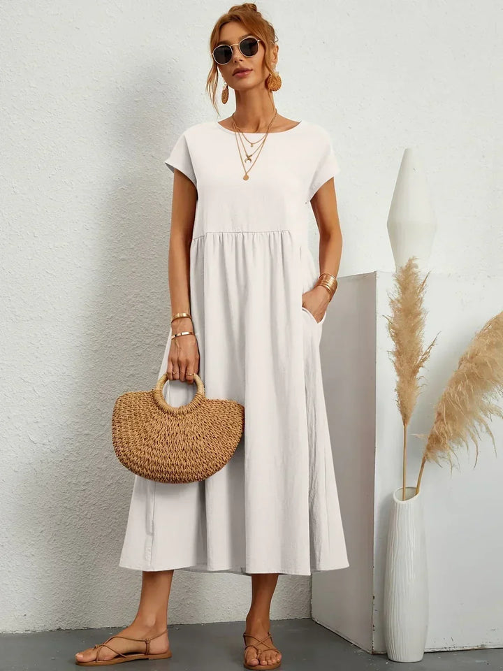 Delaney pleated midi dress – image 13
