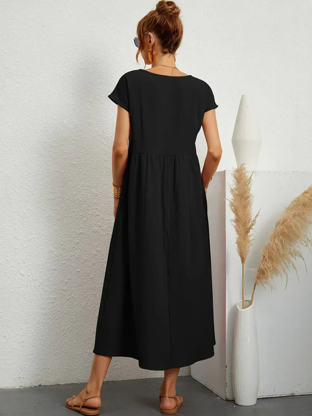 Delaney pleated midi dress – image 18