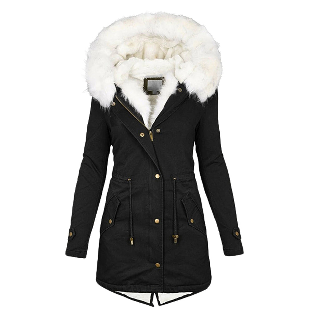 Sylvie fleece lined hooded winter jacket – image 2