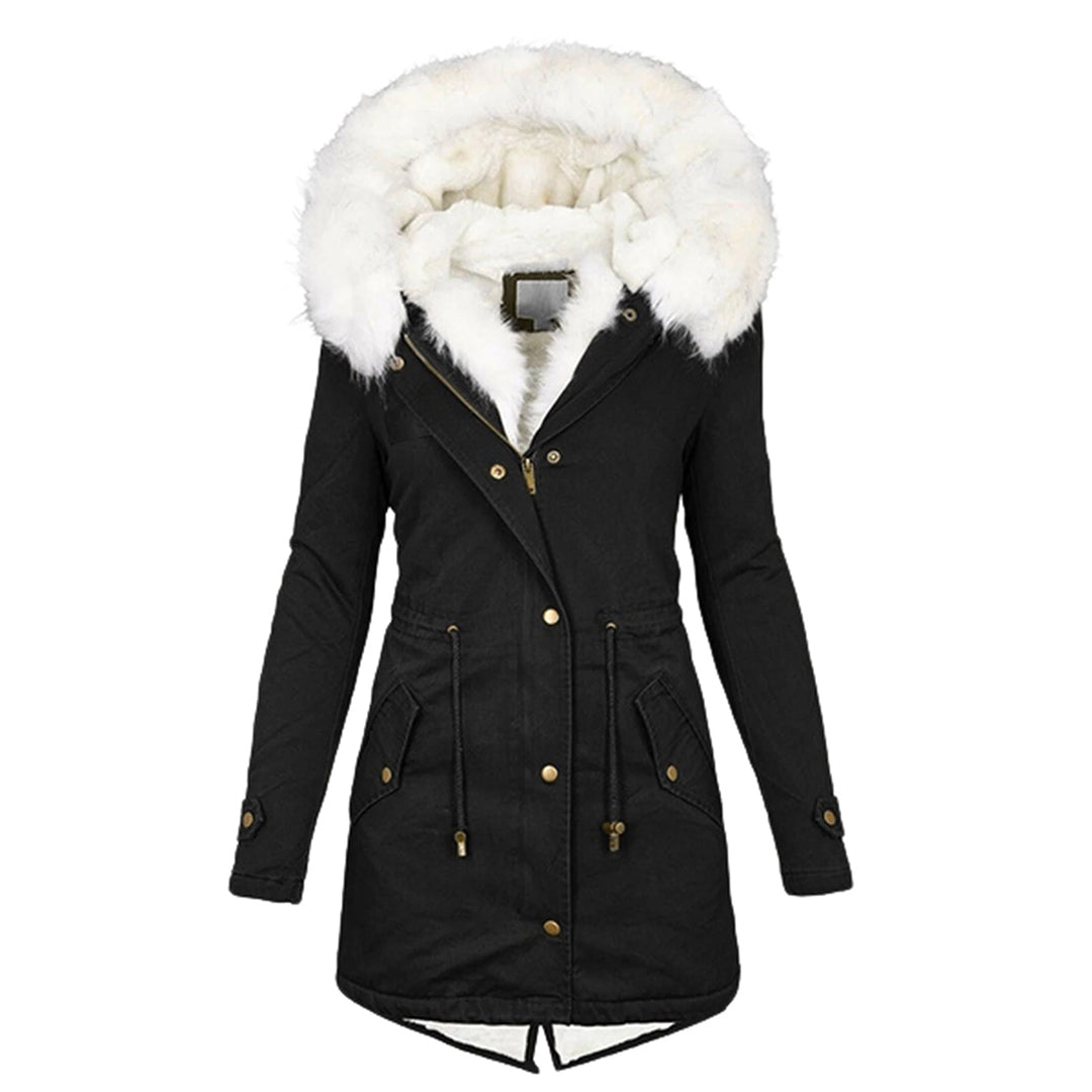Sylvie fleece lined hooded winter jacket – image 2