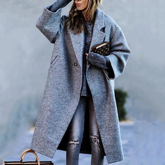 Joanna warm wool blend coat – image 4
