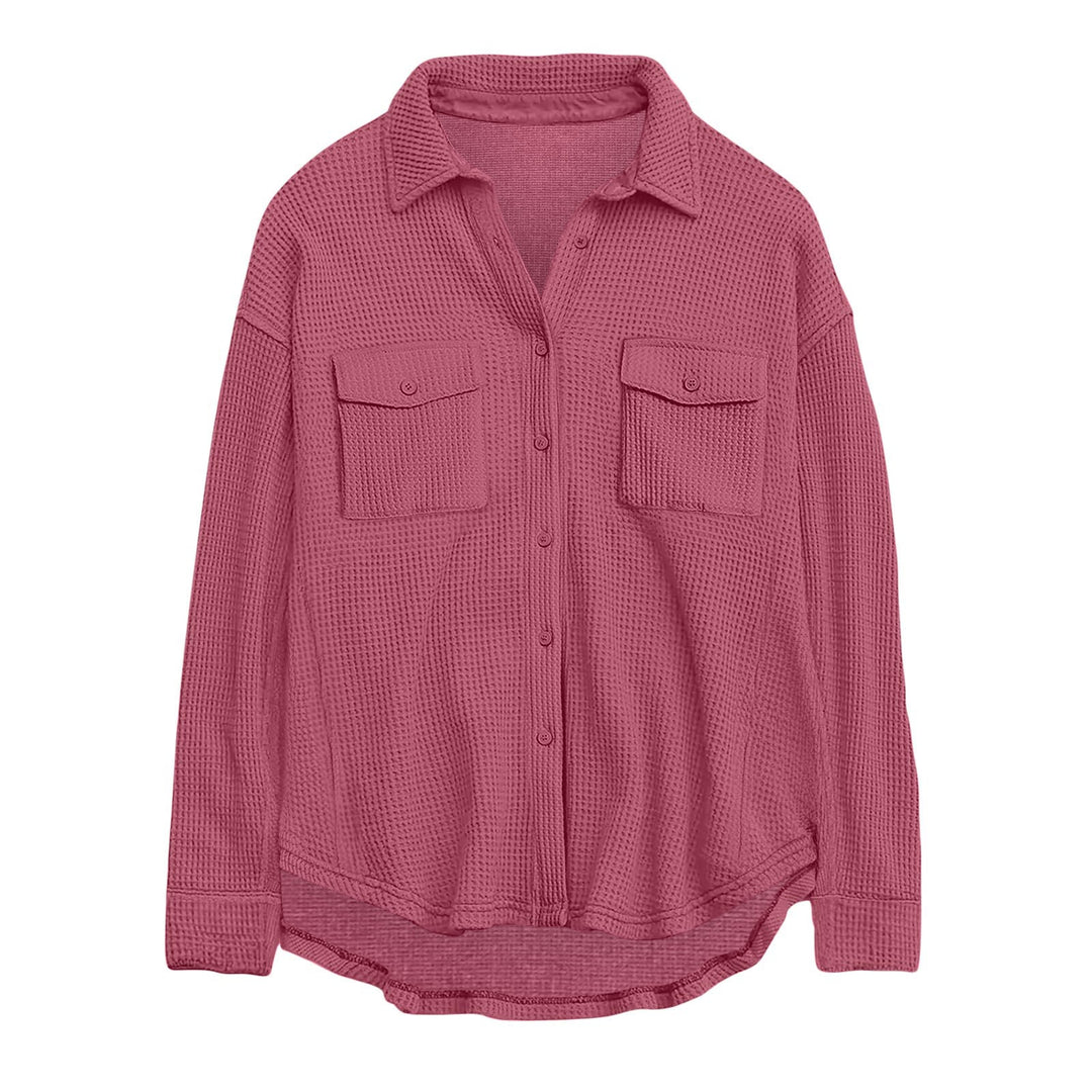 Parker oversized waffle knit shacket – image 5
