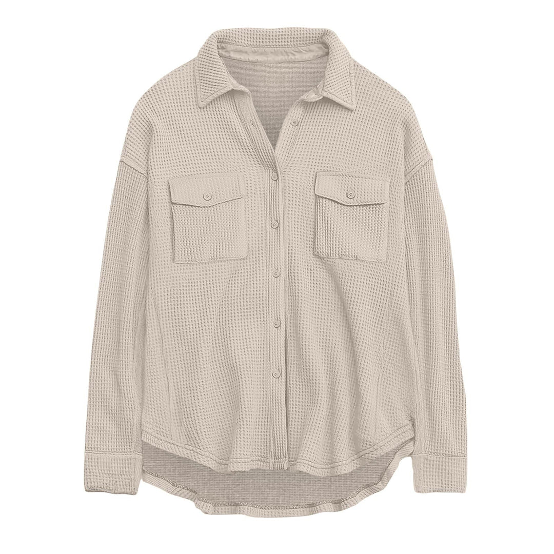Parker oversized waffle knit shacket – image 4