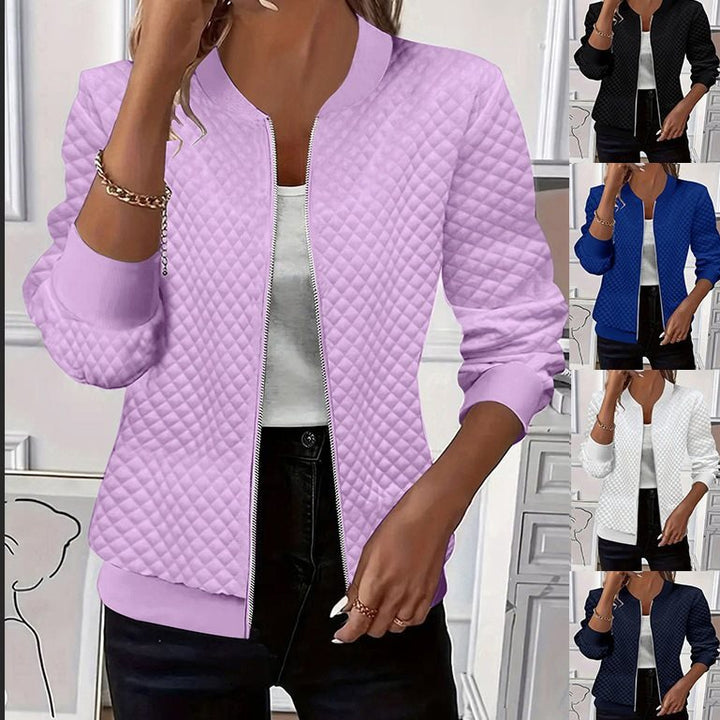 Carolina quilted bomber jacket
