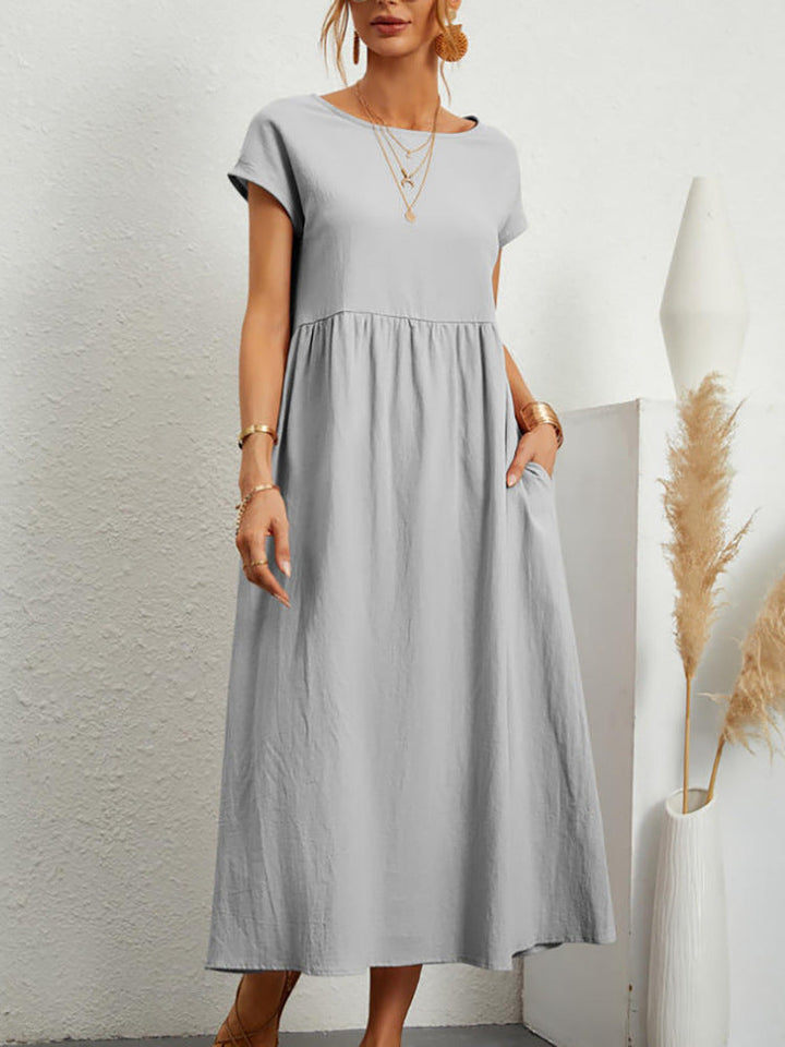 Delaney pleated midi dress – image 12