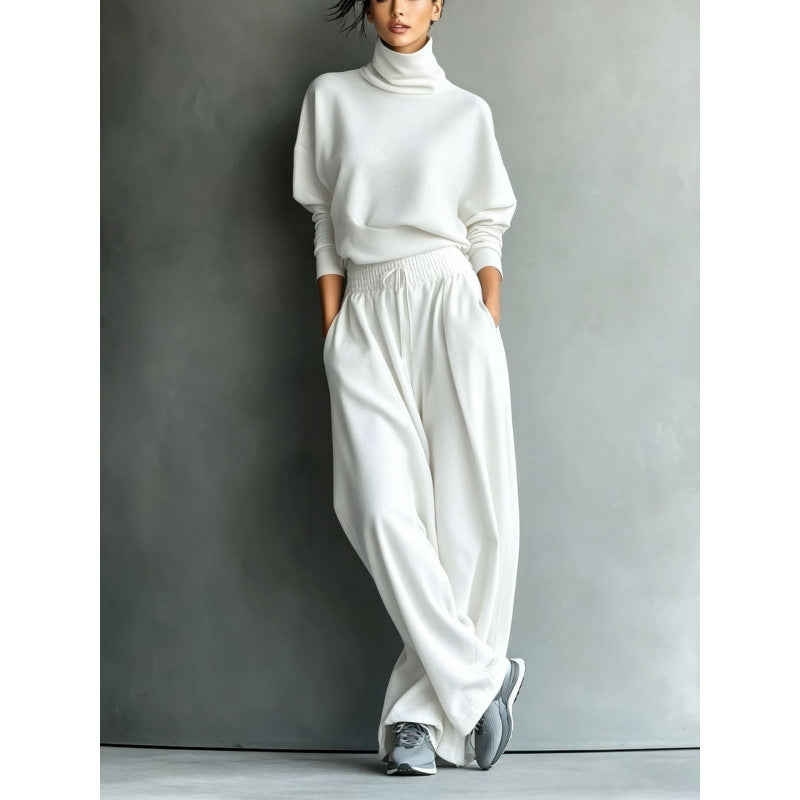 Miranda roll neck sweater and wide leg pants set – image 6