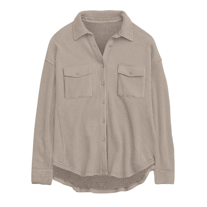 Parker oversized waffle knit shacket – image 3