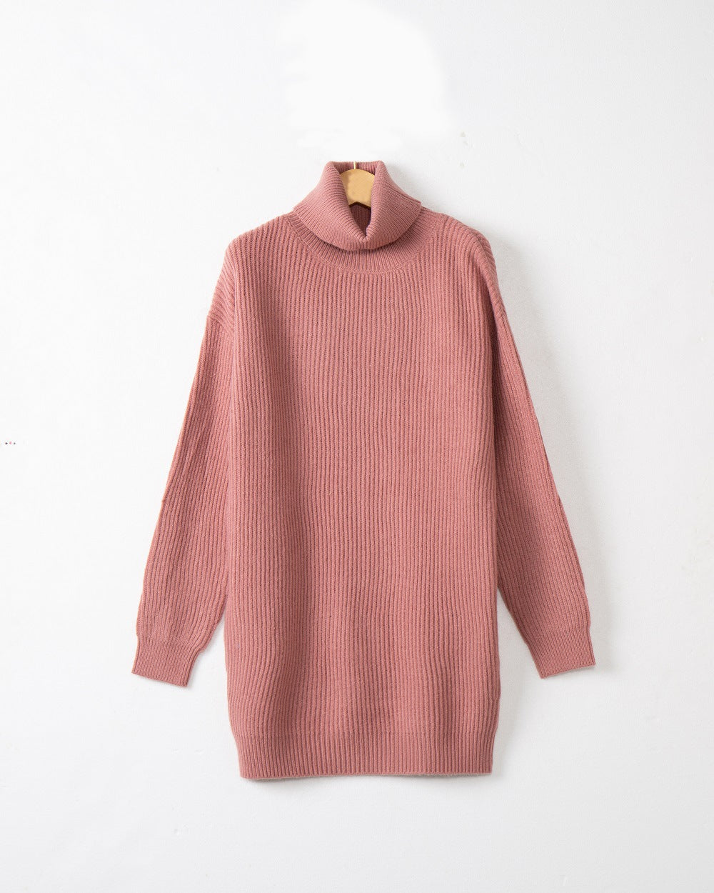 Demi long ribbed turtleneck sweater – image 11